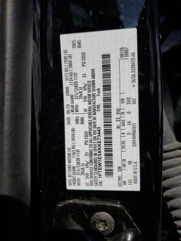 1FTEW1E5XKKE73443 2019 Ford F150 Supercrew