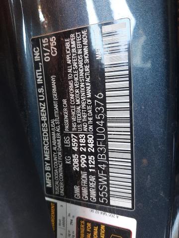 55SWF4JB3FU045376 Mercedes-Benz C 300