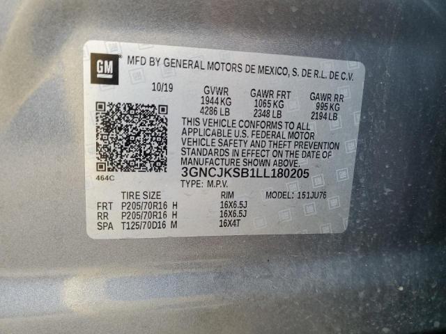 3GNCJKSB1LL180205 Chevrolet Trax LS 13