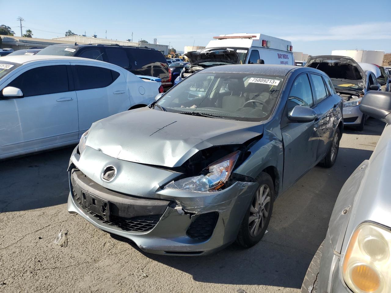 2013 Mazda 3 I vin: JM1BL1L70D1735446