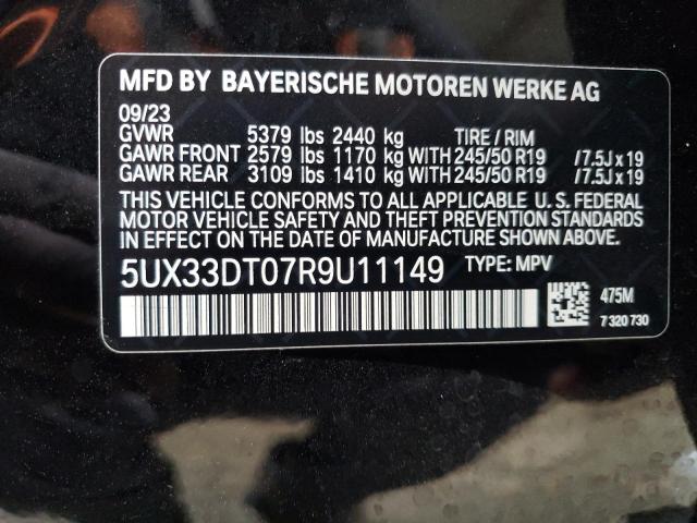 5UX33DT07R9U11149 BMW X4 XDRIVE3 10