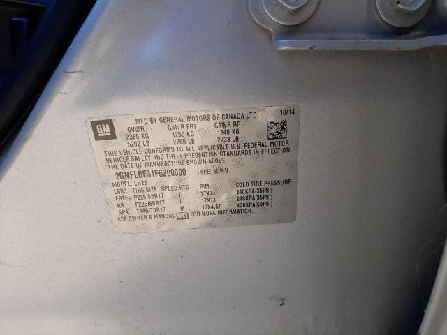 2GNFLBE31F6200800 | 2015 CHEVROLET EQUINOX LT