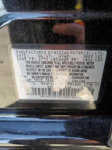 2017 NISSAN SENTRA S - 3N1AB7AP7HY358736