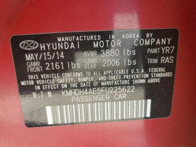 KMHDH4AE5FU225622 | 2015 HYUNDAI ELANTRA SE