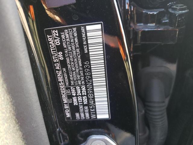 W1K5J4HB9NN298936 Mercedes-Benz CLA 250 4MATIC