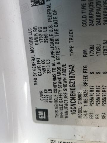 2016 CHEVROLET SILVERADO - 1GCNCNEH0GZ187643