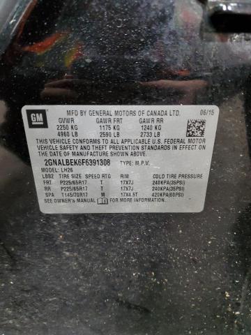 2GNALBEK6F6391308 | 2015 CHEVROLET EQUINOX LT