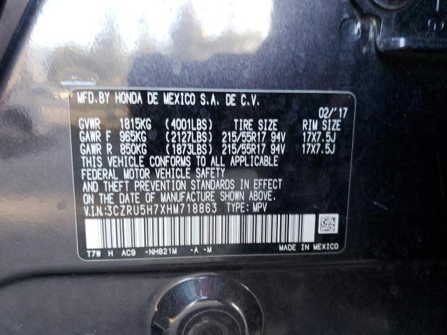 3CZRU5H7XHM718863 Honda Hr-v Exl