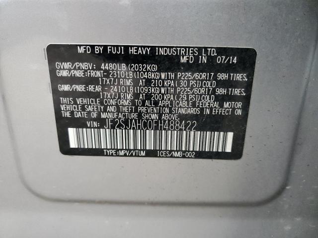 JF2SJAHC0FH488422 Subaru Forester 2.5i Limited