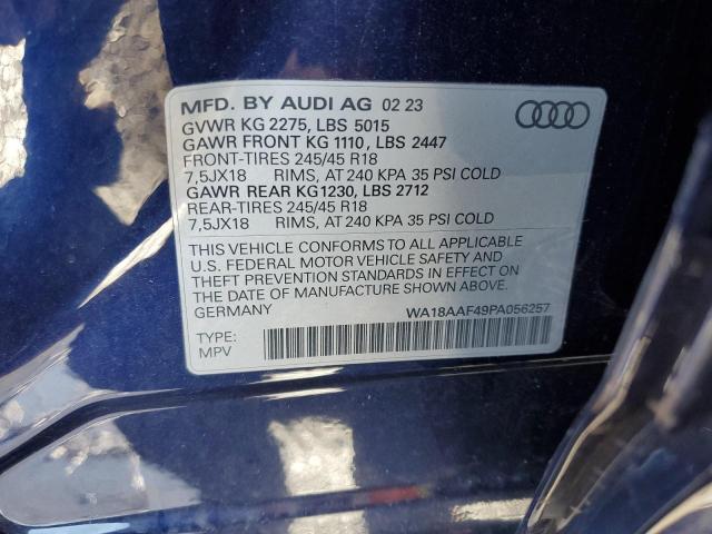 WA18AAF49PA056257 Audi A4 ALLROAD 10