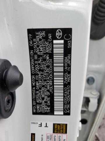 2019 TOYOTA PRIUS - JTDL9RFU0K3006934