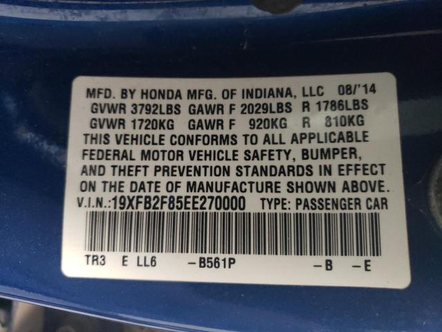 19XFB2F85EE270000 Honda CIVIC EX