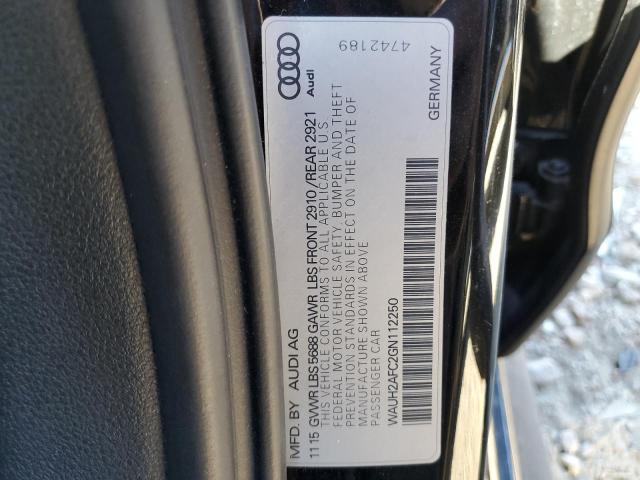 2016 AUDI S6 PRESTIG WAUH2AFC2GN112250