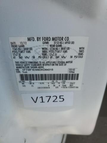 2016 FORD F150 - 1FTMF1EM8DKD84315