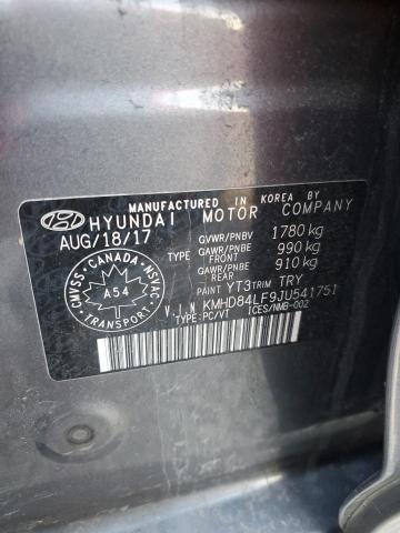 2018 HYUNDAI ELANTRA SE - KMHD84LF9JU541751