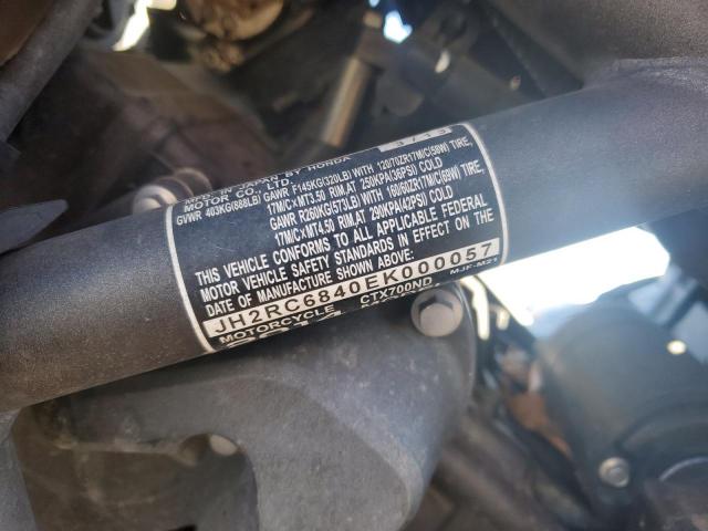 2014 HONDA CTX700 ND JH2RC6840EK000057
