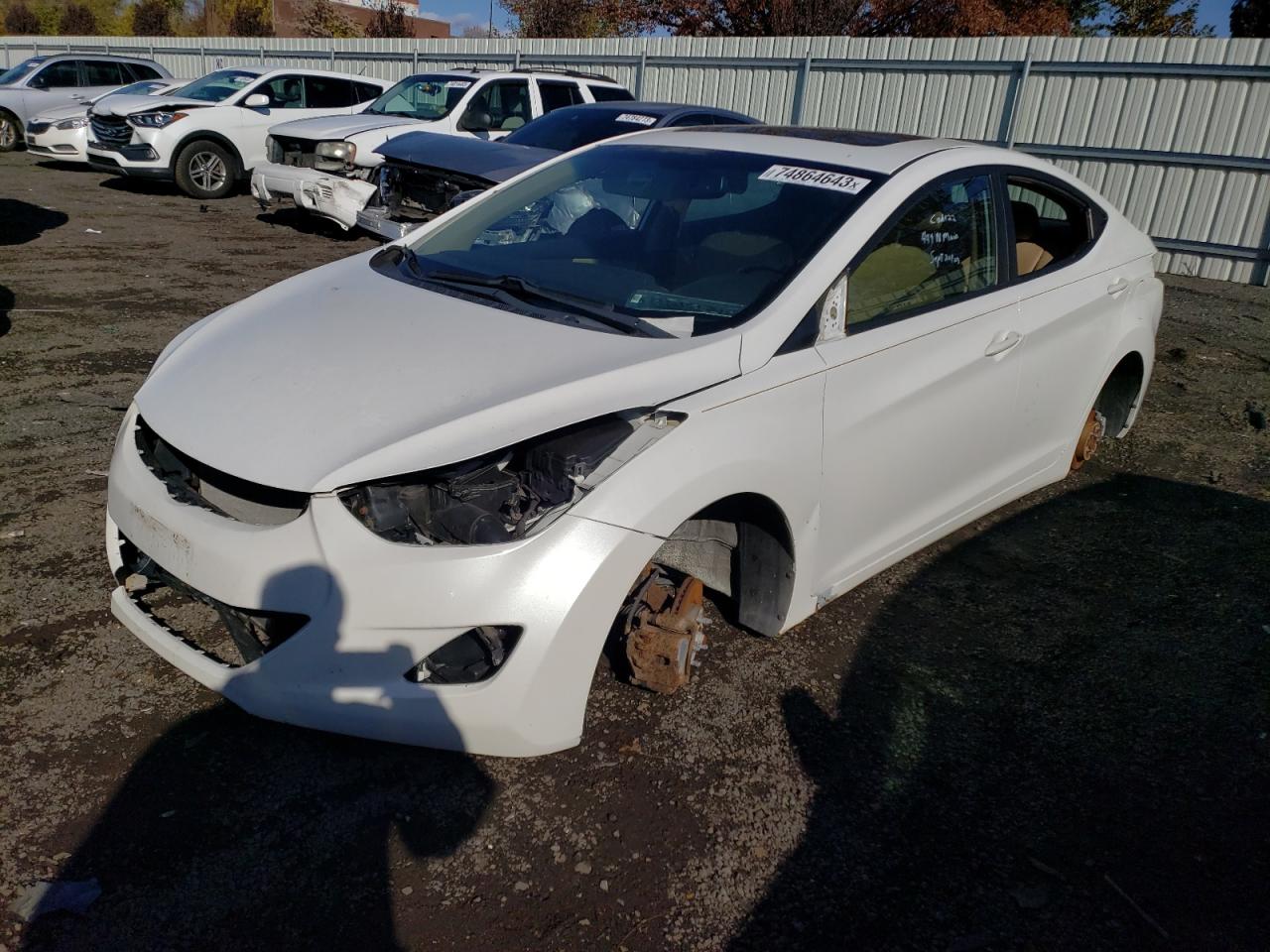 5NPDH4AE5DH207813 2013 Hyundai Elantra Gls