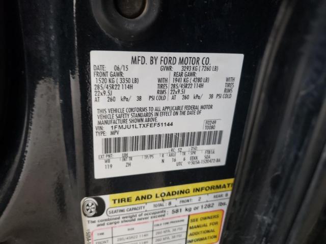 1FMJU1LTXFEF51144 Ford Expedition Platinum