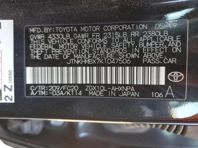 2019 TOYOTA C-HR XLE - JTNKHMBX7K1047506