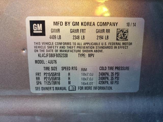 2015 BUICK ENCORE CON - KL4CJFSB0FB052330