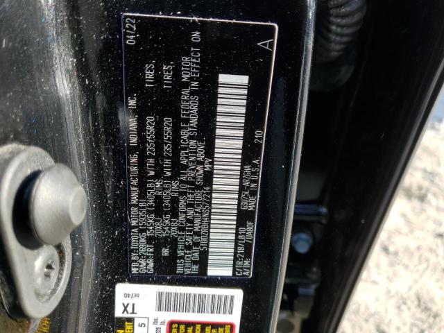 VIN 5TDDZRBH4NS577214 2022 Toyota Highlander, Limited no.13