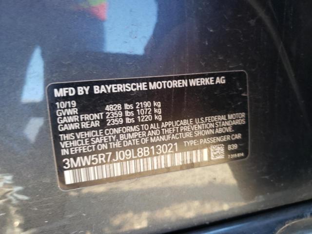 3MW5R7J09L8B13021 | 2020 BMW 330XI