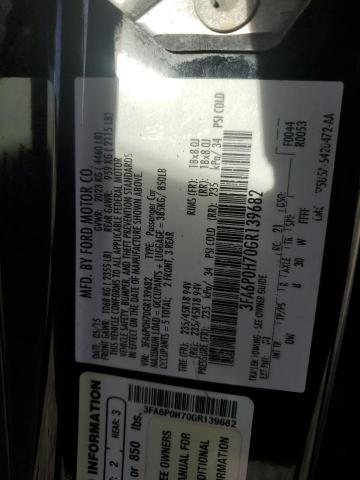 3FA6P0H70GR139682 Ford FUSION SE