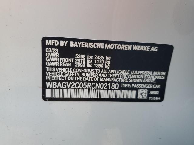 WBAGV2C05RCN02180 BMW 840i