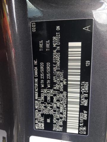 2023 LEXUS NX 350 2T2KGCEZ4PC025489