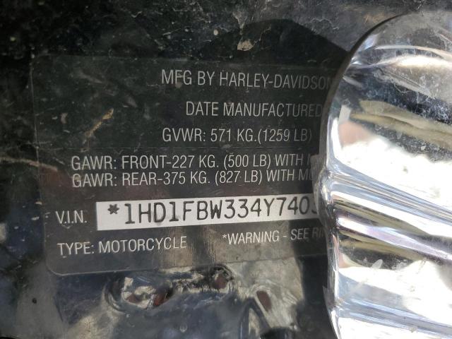 2004 HARLEY-DAVIDSON FLHRI 1HD1FBW334Y740325