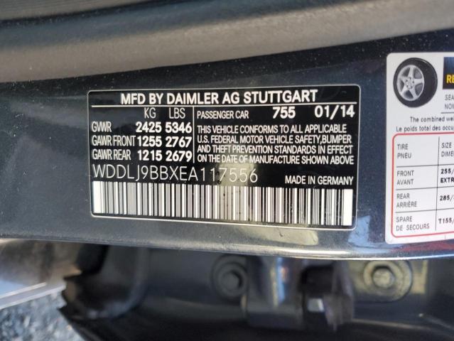 WDDLJ9BBXEA117556 Mercedes-Benz Cls 550 4matic