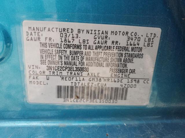 3N1CE2CP3EL350030 Nissan Versa Note S