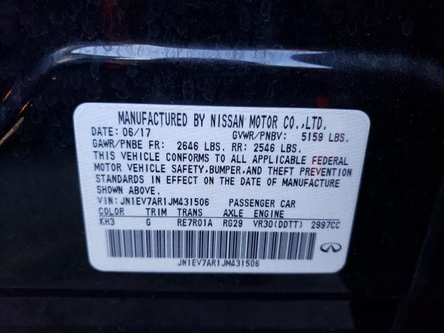 2018 INFINITI Q50 LUXE - JN1EV7AR1JM431506