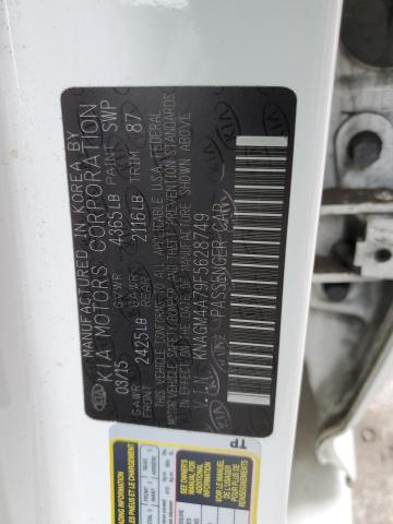 KNAGM4A79F5628749 KIA Optima Lx