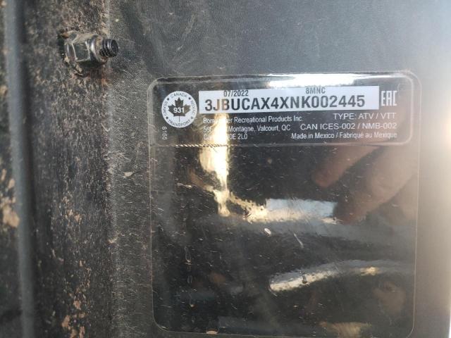2022 CAN-AM DEFENDER M - 3JBUCAX4XNK002445