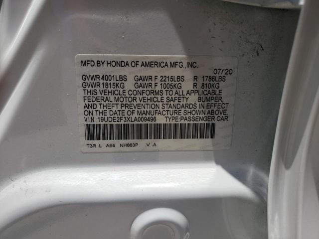 19UDE2F3XLA009496 Acura ILX
