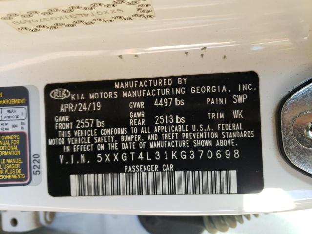 2019 KIA OPTIMA LX - 5XXGT4L31KG370698