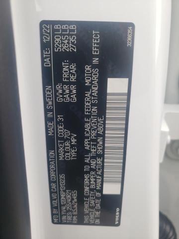 2023 VOLVO XC60 ULTIM YV4L12DM6P1313235
