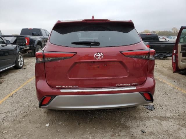 VIN 5TDFZRBH6MS105622 2021 Toyota Highlander, Platinum no.6