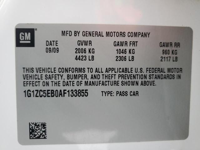 1G1ZC5EB0AF133855 | 2010 Chevrolet malibu 1lt