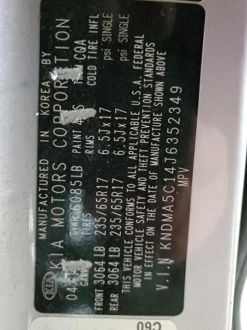 2018 KIA SEDONA L - KNDMA5C14J6352349