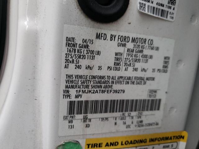 1FMJK2AT8FEF39279 Ford Expedition El Limited