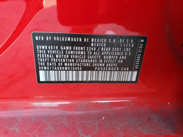 2017 VOLKSWAGEN GOLF SPORT - 3VW017AU8HM515499