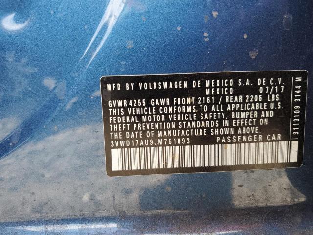 2018 VOLKSWAGEN GOLF SPORT - 3VWD17AU9JM751893