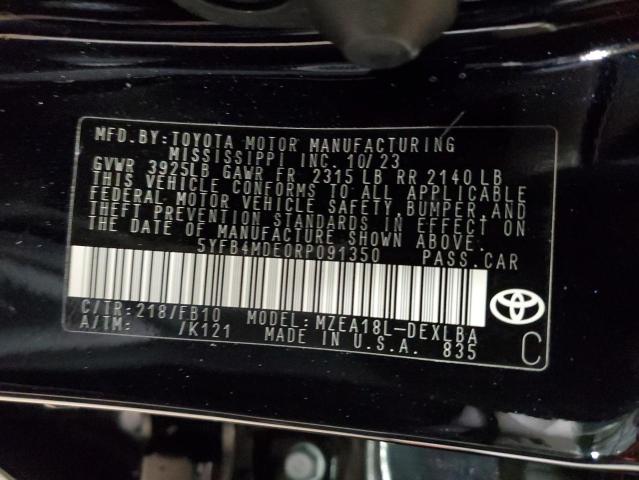 2024 TOYOTA COROLLA LE - 5YFB4MDE0RP091350