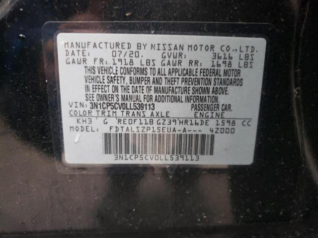 2020 NISSAN KICKS SV - 3N1CP5CV0LL539113