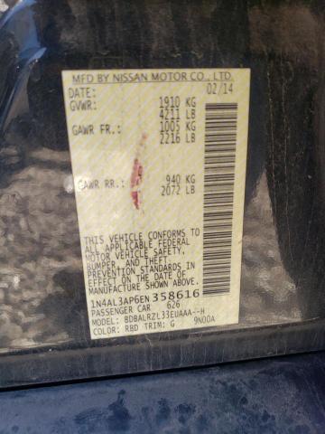1N4AL3AP6EN358616 Nissan ALTIMA 2.5