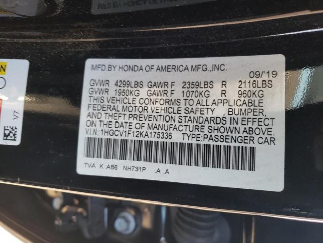 2019 HONDA ACCORD LX - 1HGCV1F12KA175336
