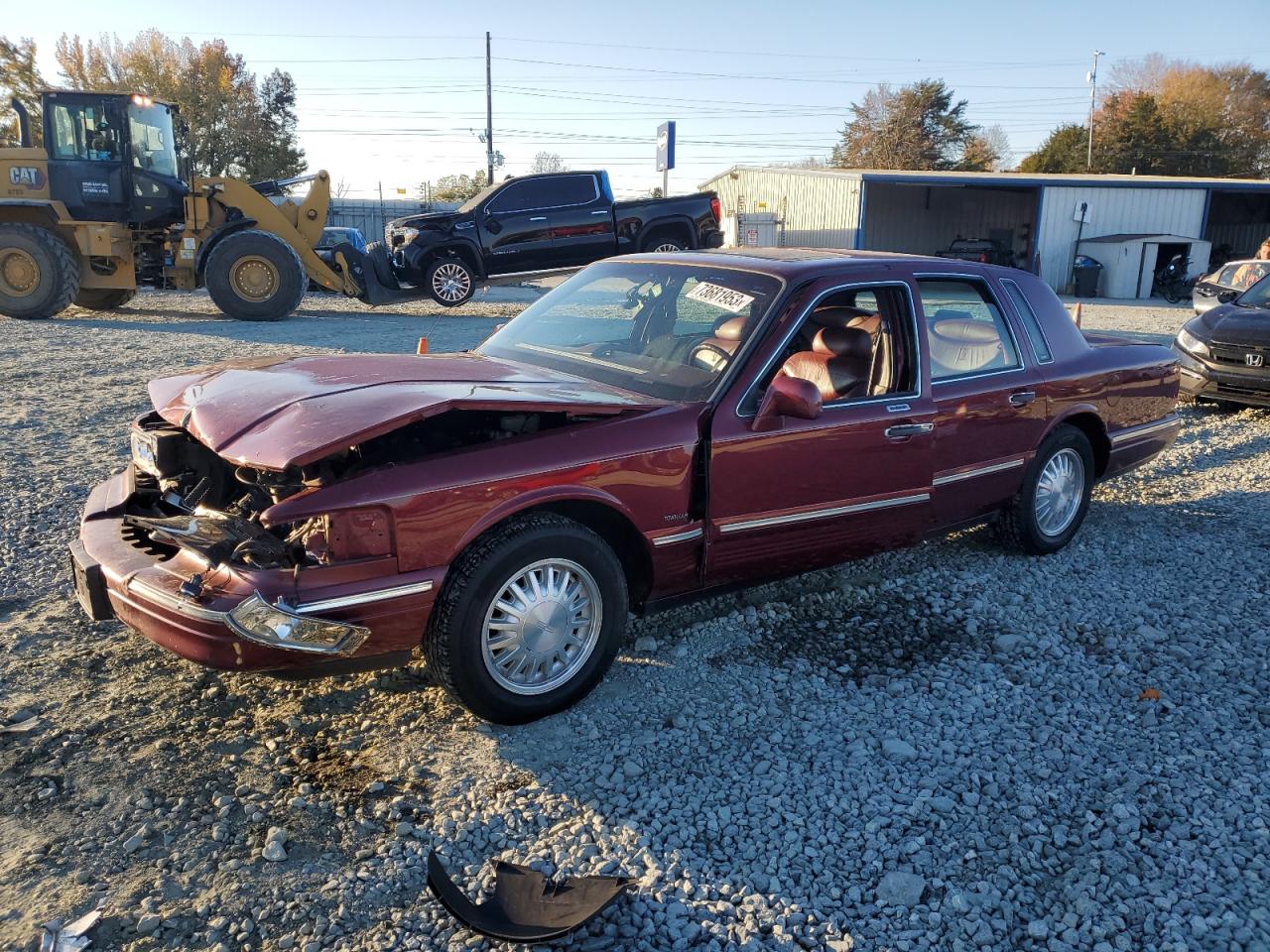 1997 Lincoln Town Car at NC Mebane Copart lot 73681953