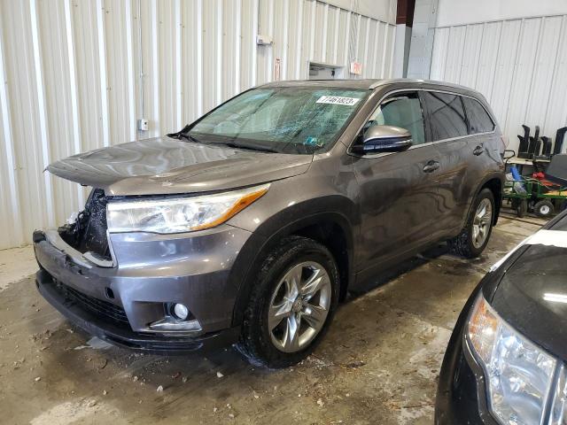 VIN 5TDDKRFHXFS119130 2015 Toyota Highlander, Limited no.1